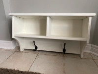 Solid Pine Cubby Bench and Shelf - SALE