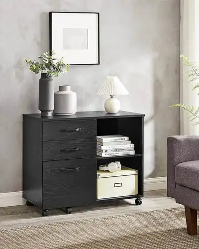 Mobile 3-Drawer File Cabinet | Classeur mobile à 3 tiroirs, View more