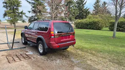 As is, 2003 Mitsubishi montero sport needs engine 2500 obo every thing else works as it should ,rust...