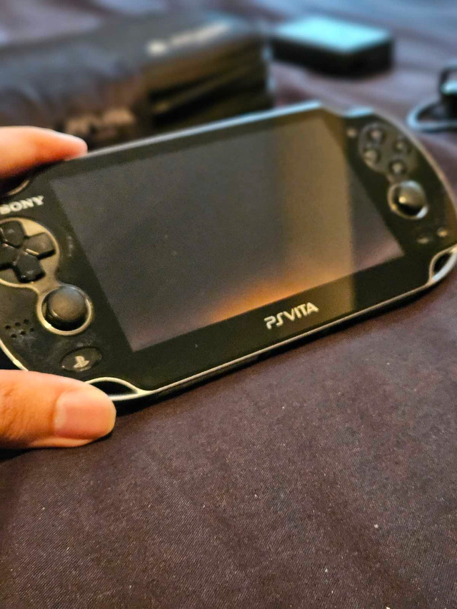 Used Modded PSVita Black with 128gb SD card & accessories in General Electronics in Mississauga / Peel Region - Image 4
