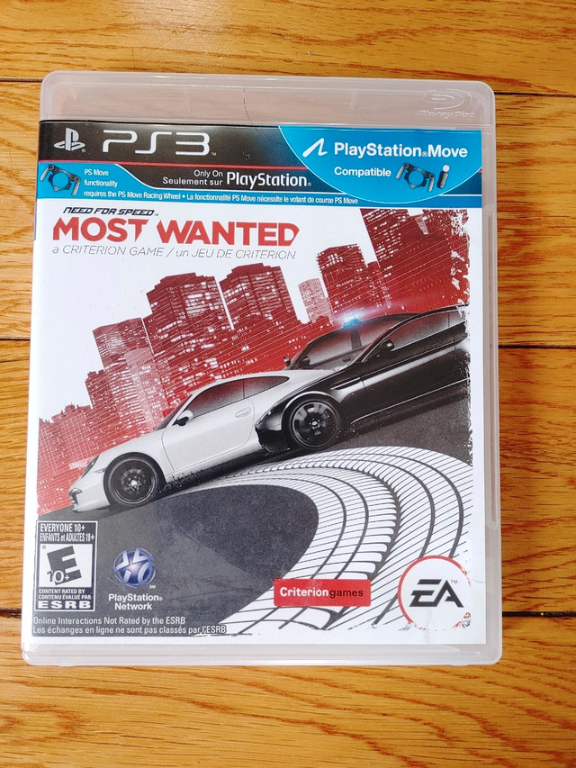 Need for Speed Most Wanted in Sony Playstation 3 in Mississauga / Peel Region
