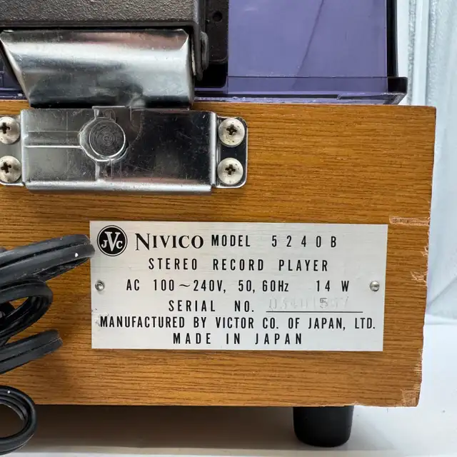 Vintage JVC Nivico 5240B Stereo Record Player Turntable Belt  in Stereo Systems & Home Theatre in City of Toronto - Image 9