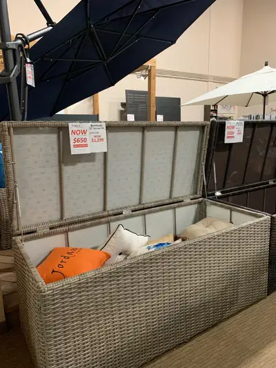 OUTDOOR PATIO STORAGE BIN 72", View more