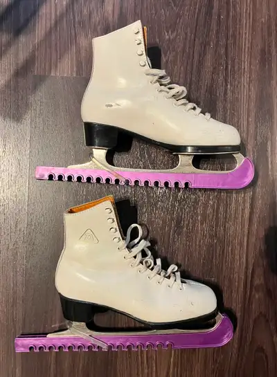 Karen Magnussen White Figure Skates, View more
