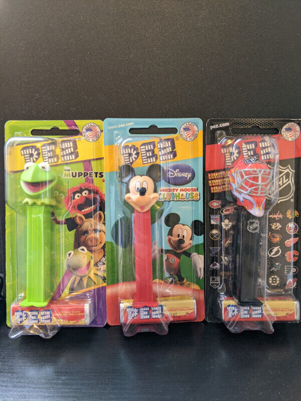 Collectors PEZ - Mickey Mouse Kermit NHL Goalie Mask - Unopened in Arts & Collectibles in Markham / York Region