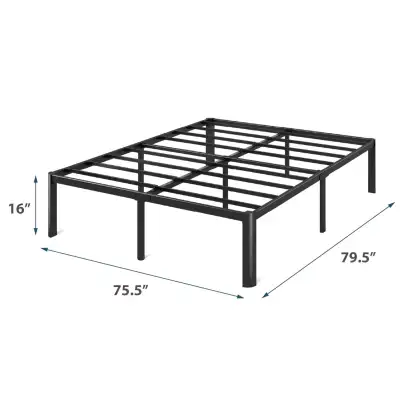 ️ New 16" King Metal Platform Bed Frame – Heavy Duty & Noise-Free Get solid support and peaceful sle...