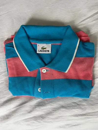 Men's genuine Lacoste polo top small size 3, View more