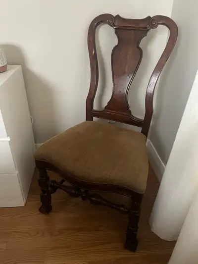 4 large upholstered chairs , View more