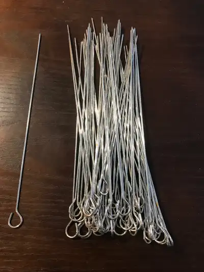 62 brand new stainless STEEL BBQ sticks, View more