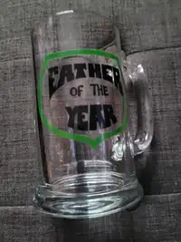 Father of the Year Beer Stein Mug