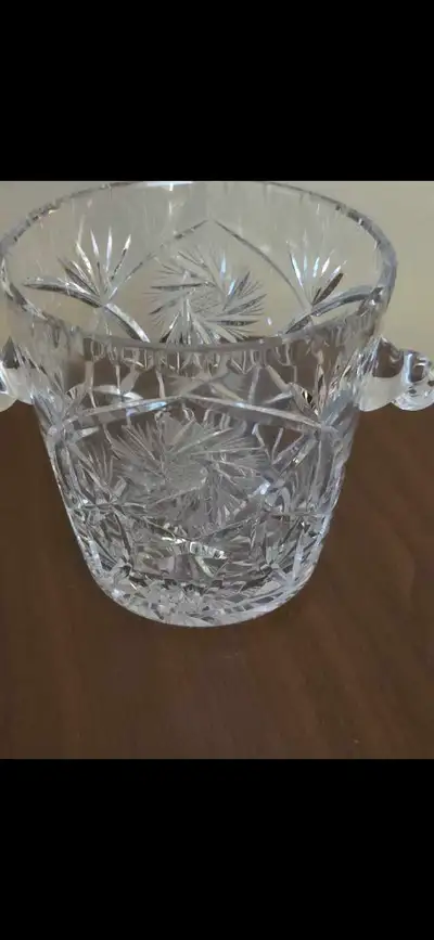 Crystal Bucket and Vase, View more