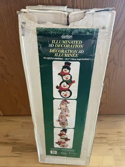 Illuminated 3D Christmas decoration, View more