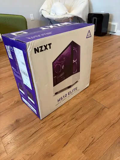 Selling my NZXT H510 Elite white mid-tower PC case. I purchased it about 2 years ago but never ended...