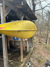 16 ft fiberglass canoe 
