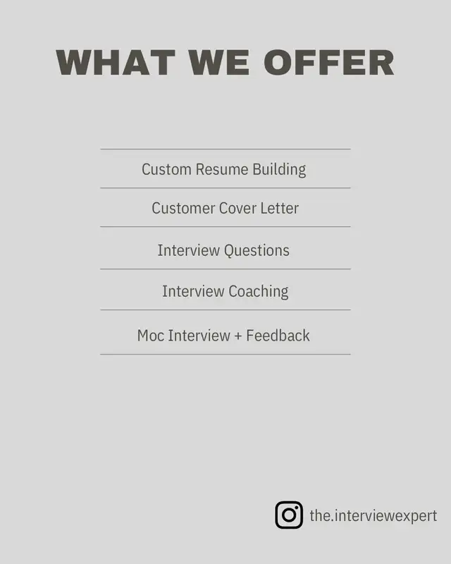 Resume + FREE interview coaching services!65482421243778120