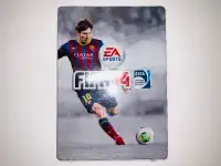 XBOX PLAYSTATION-FIFA 2014 LIONEL MESSI-STEELCASE (NEW) (C013)