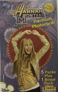 HANNAH MONTANA .... Premium Photocards .... BLASTER .... 6 packs