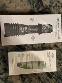 Olight warrior X4 limited edition camouflage & mettle 2 zombie 