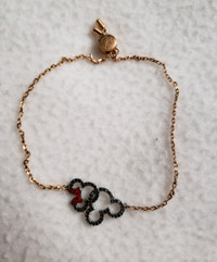 Disney character Mini and Micky mouse bracelet, authentic