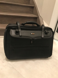 Leather Carry On Travel Bag