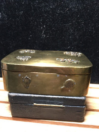OLD CHINESE BRONZE METAL BOX