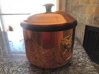 Vintage CGJ Copper Ice Bucket