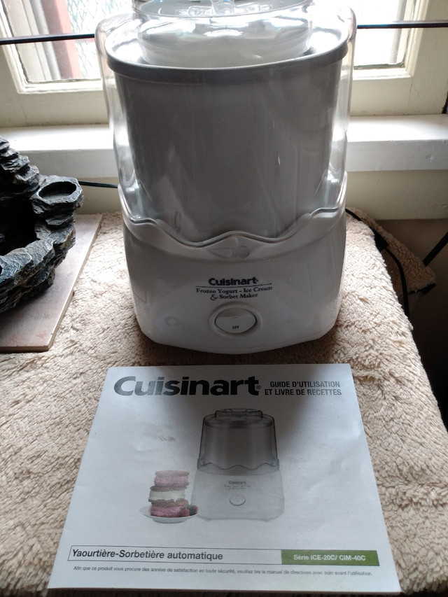 Cuisinart Ice cream maker model 20C Processors, Blenders & Juicers