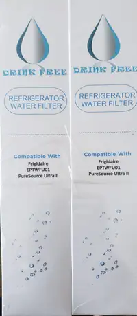 Drinkfree refrigerator water filter for Frigidaire