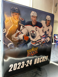 2023-24 BRAND NEW Upper Deck Binder Hockey Cards Booth 263 