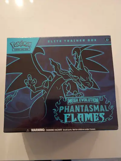 Mega Evolution Phantasmal Flames ETB Sealed Box, View more
