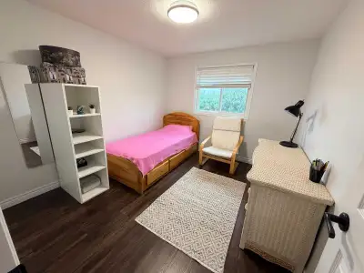 A bright, clean, and spacious private room is available for rent in a comfortable and well-kept home...