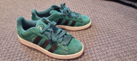 Adidas Campus, green suede, men's 10.5