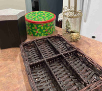 Gift Box, Tin, Basket & Wine basket 