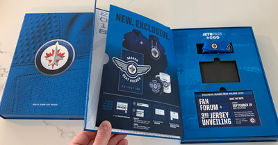 WINNIPEG JETS SEASON TICKET BOX LOT OF 2 $20 2018-2019, View more