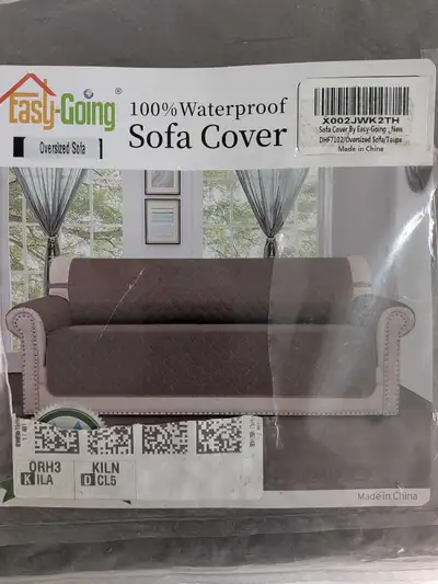 Easy-Going Sofa Cover (Oversized Sofa/Taupe), View more