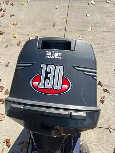 For sale or trade for aluminum fishing boat set up 1999 Johnson 130 hp motor in excellent condition....