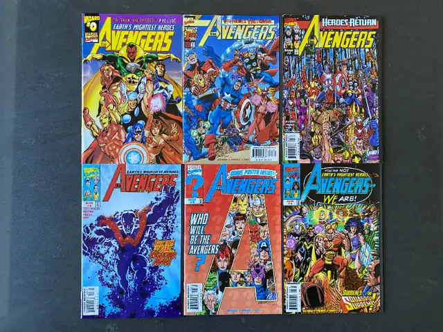 The Avengers V.3 # 0-13 (1998 Marvel Comics Series)