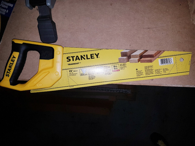 Stanley Hand Saw 15" New in Hand Tools in Saint John