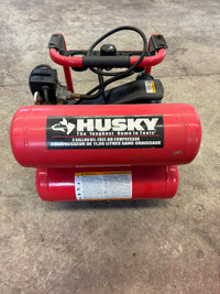 husky 3 gallon oil free air compr