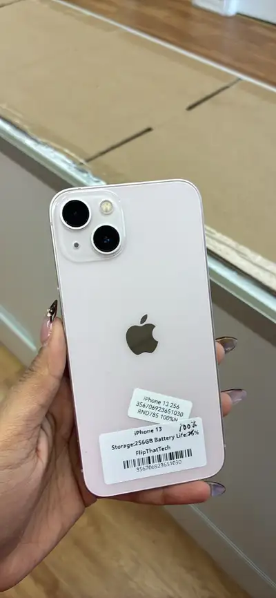 iPhone 13 256GB Pink 100% Battery Health , View more
