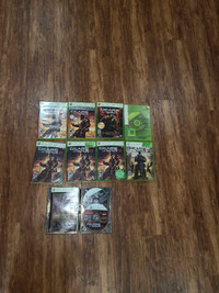 Gears of war games for xbox 360.$10 each