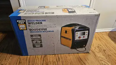 POWERFIST 200A Multi-Process Welder with LCD Display -Heavy Duty, View more