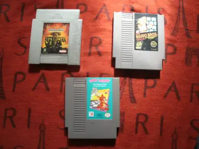 3 jeux-Firehawk, Super Mario Bros, Tom & Jerry - Nintendo (NES), View more