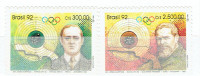 BRASIL. Série Olympique de  timbres neufs, 1992.