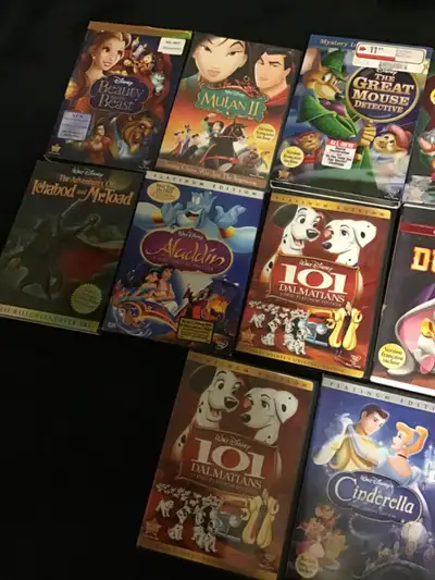 DVD Disney movie videos few of them, View more