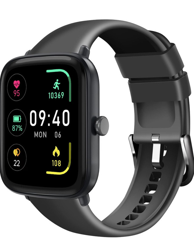 Aikela fitness smart Watch/montre intelligente (noir) dans Bijoux et montres  à Ville de Montréal