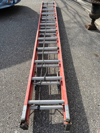 Ladder 24 foot extendable fiberglass 