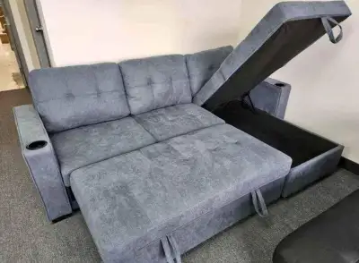 "Pullout Sofa Bed: Space-Saving Comfort", View more