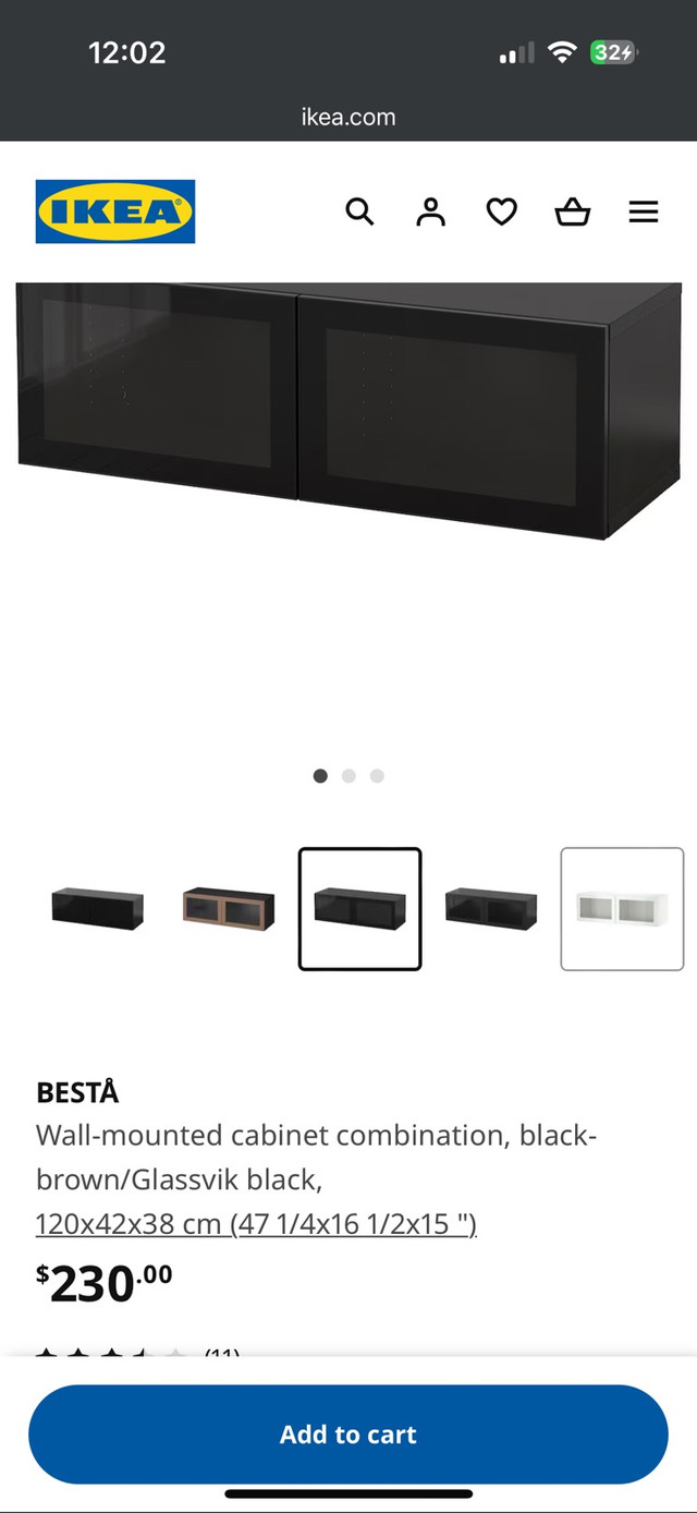 IKEA Besta Cabinets in Hutches & Display Cabinets in Kitchener / Waterloo - Image 4