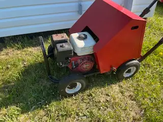 Really nice plug cut Lawn Aerator, powered by a 5.5HP Honda Motor. Works well; I'm just looking to d...